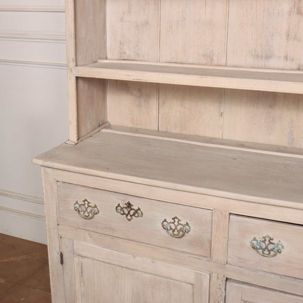 18th Century English Bleached Oak Dresser View X