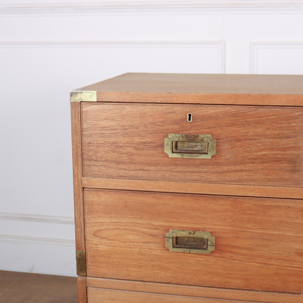 English Two Part Military Chest View II
