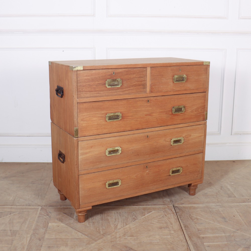 English Two Part Military Chest View VI