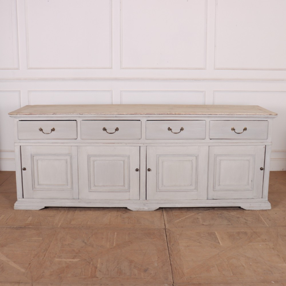 English Painted Dresser Base View IV