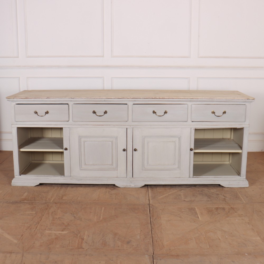 English Painted Dresser Base View VIII