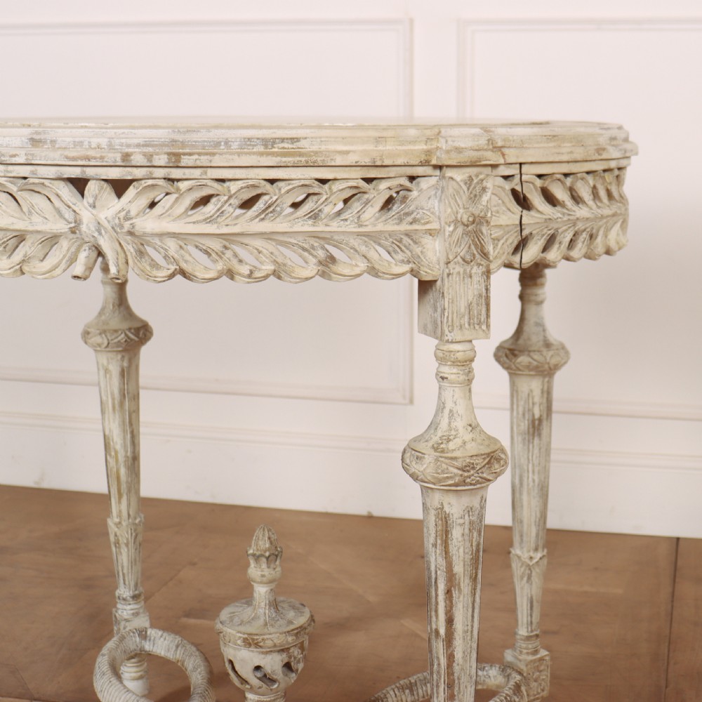 French Carved Lamp Table View III