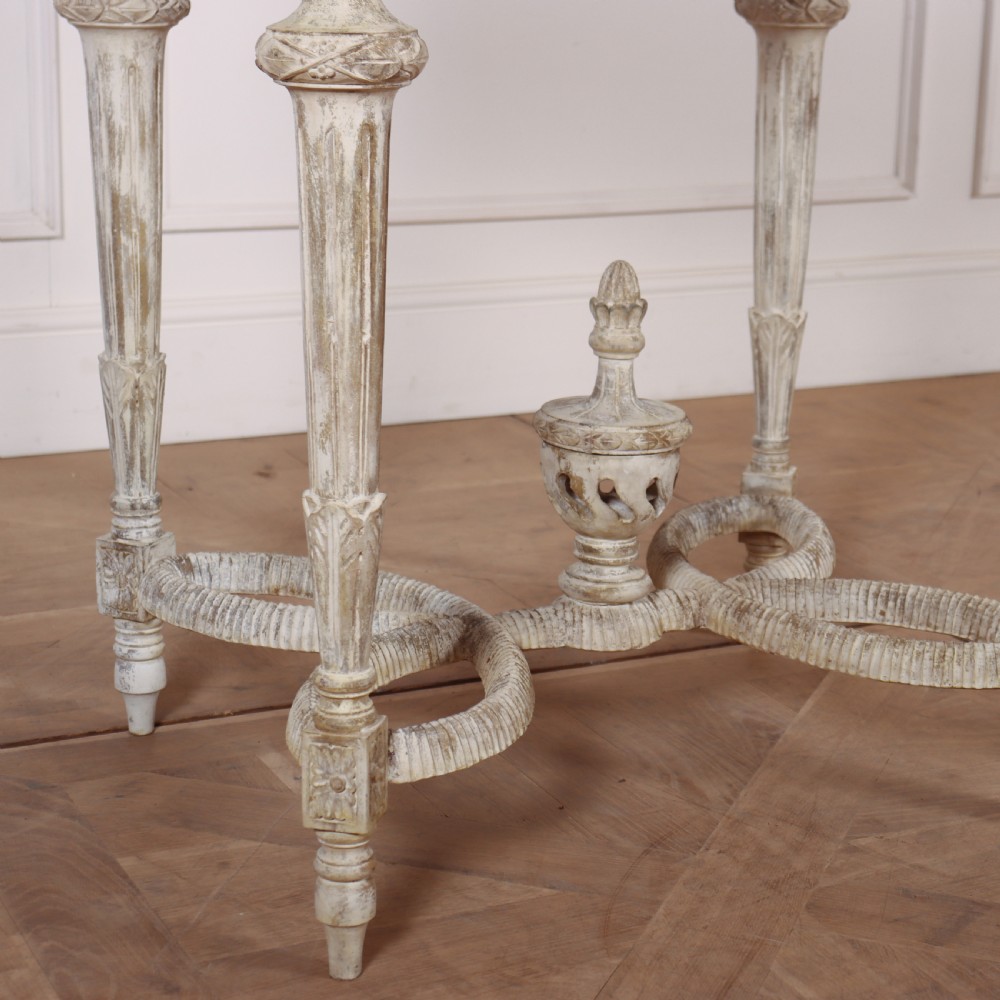 French Carved Lamp Table View V
