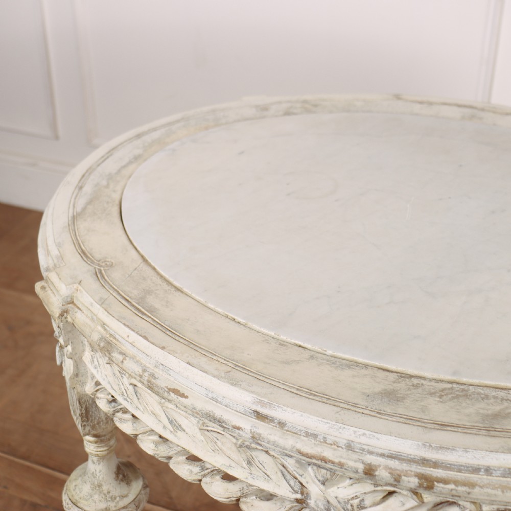 French Carved Lamp Table View VI