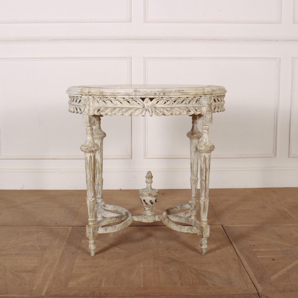 French Carved Lamp Table View VIII