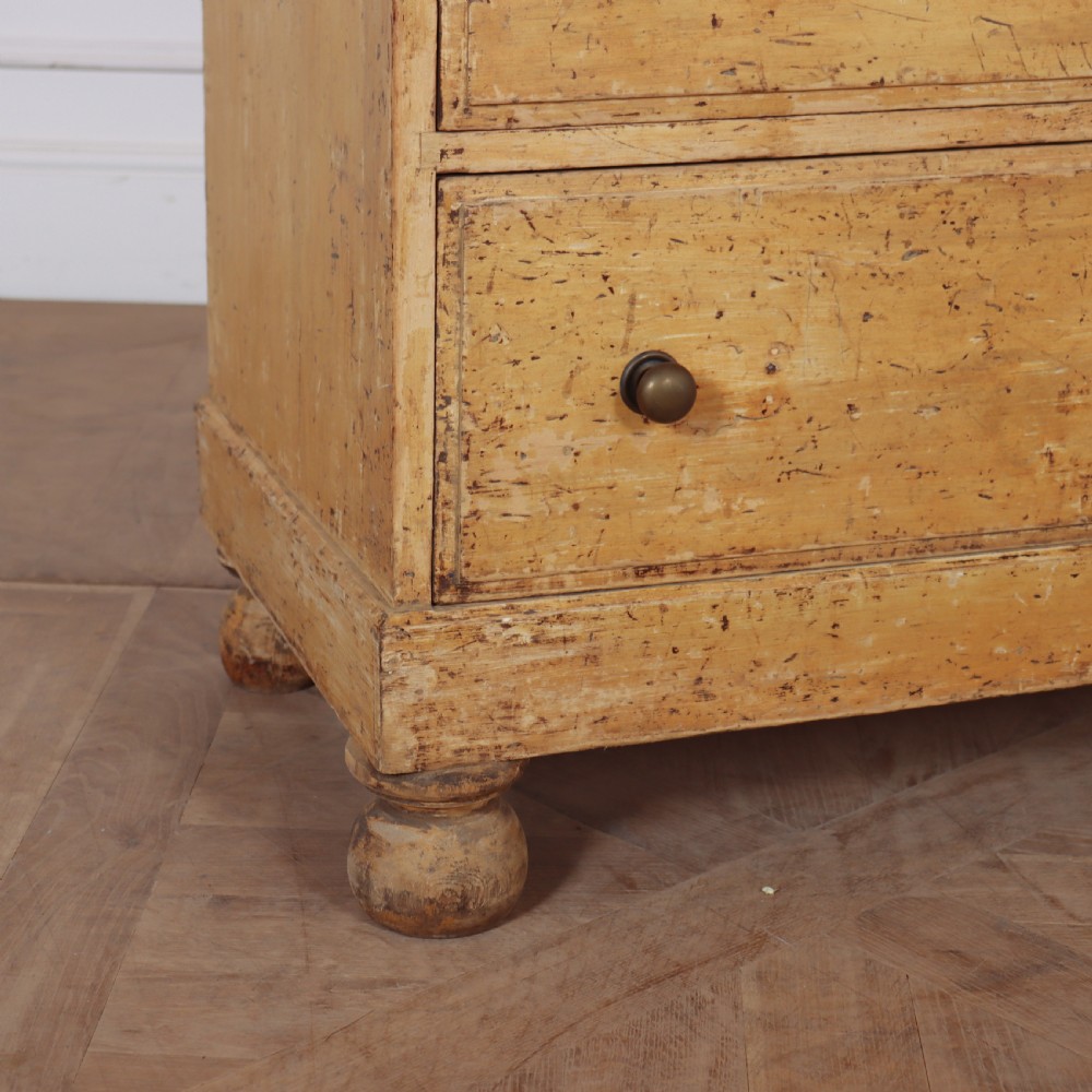 Small Original Painted Dresser Base View II