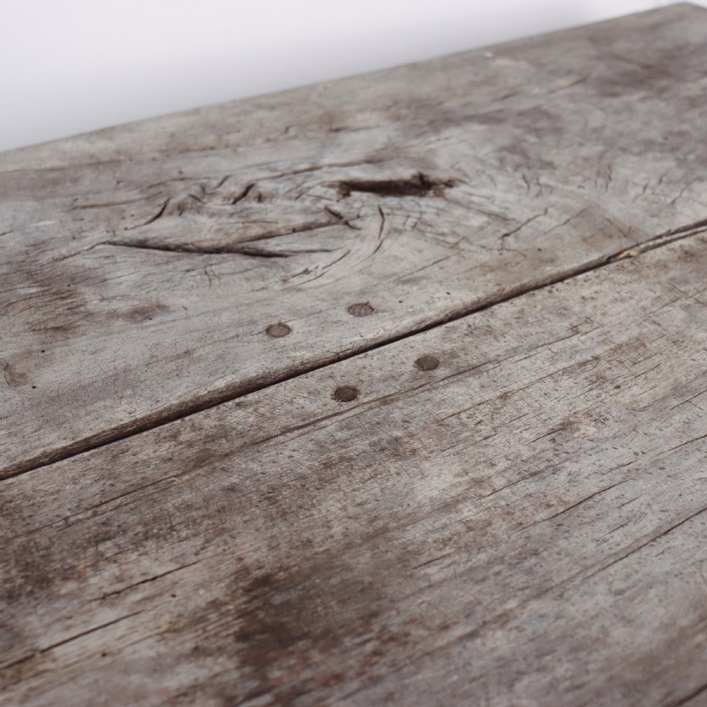 Huge 18th Century Oak Coffee Table View V