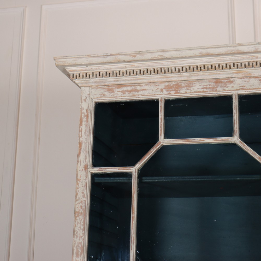18th Century English Painted Bookcase View II