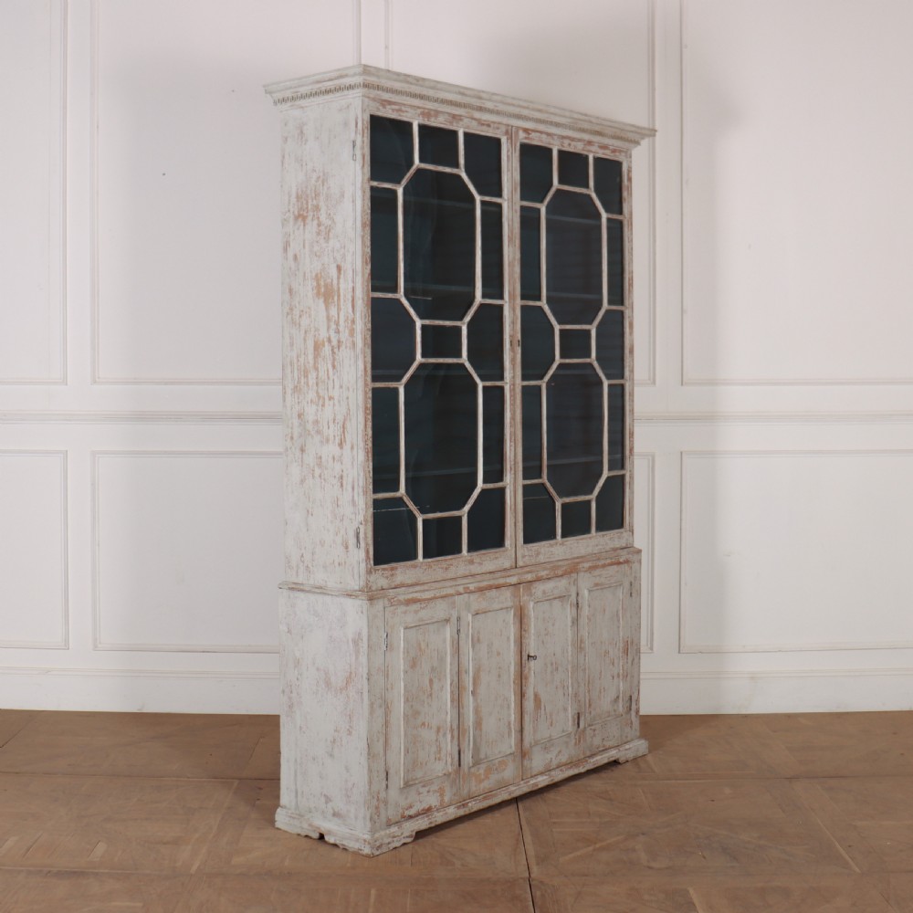 18th Century English Painted Bookcase View X