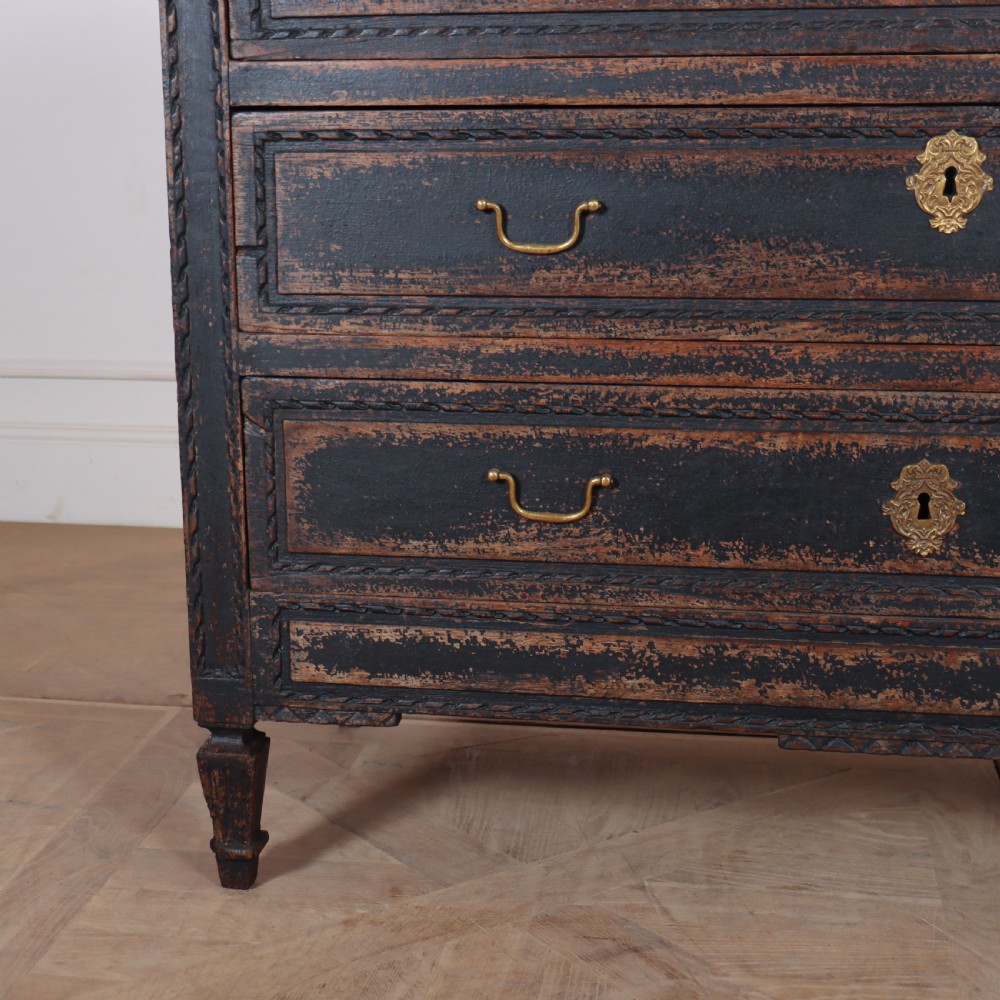 Belgian Painted Oak Commode View III