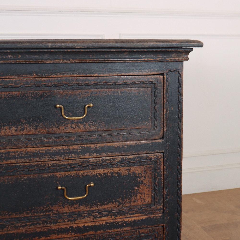 Belgian Painted Oak Commode View IV