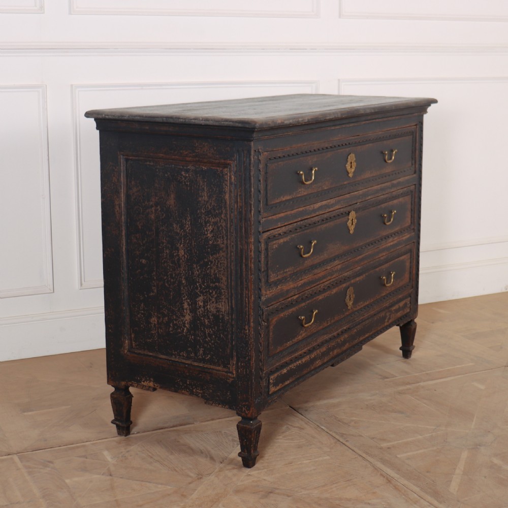 Belgian Painted Oak Commode View VII