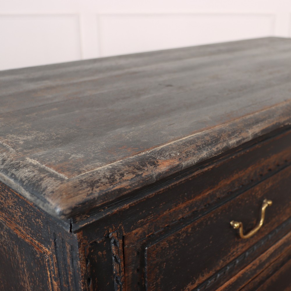 Belgian Painted Oak Commode View VIII