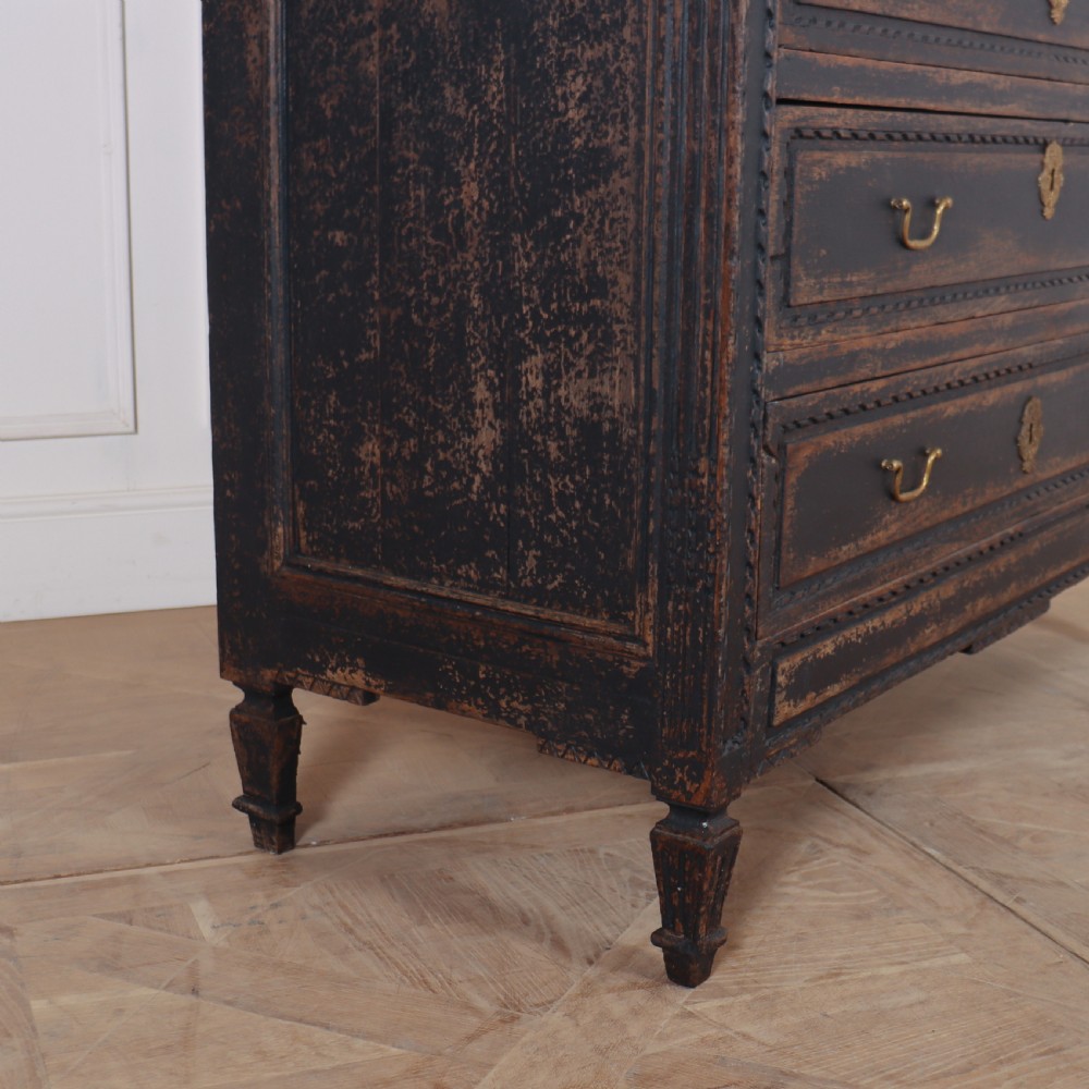 Belgian Painted Oak Commode View IX
