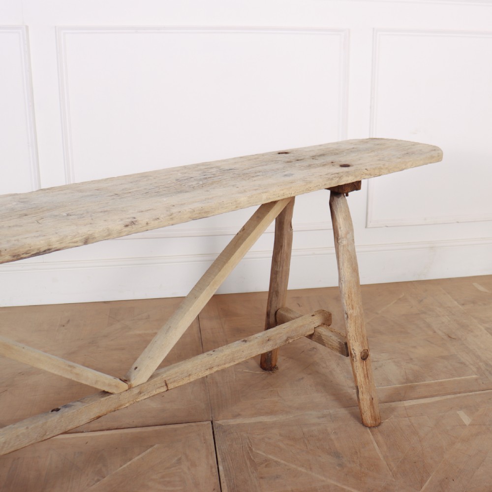 19th Century French Trestle Table View II