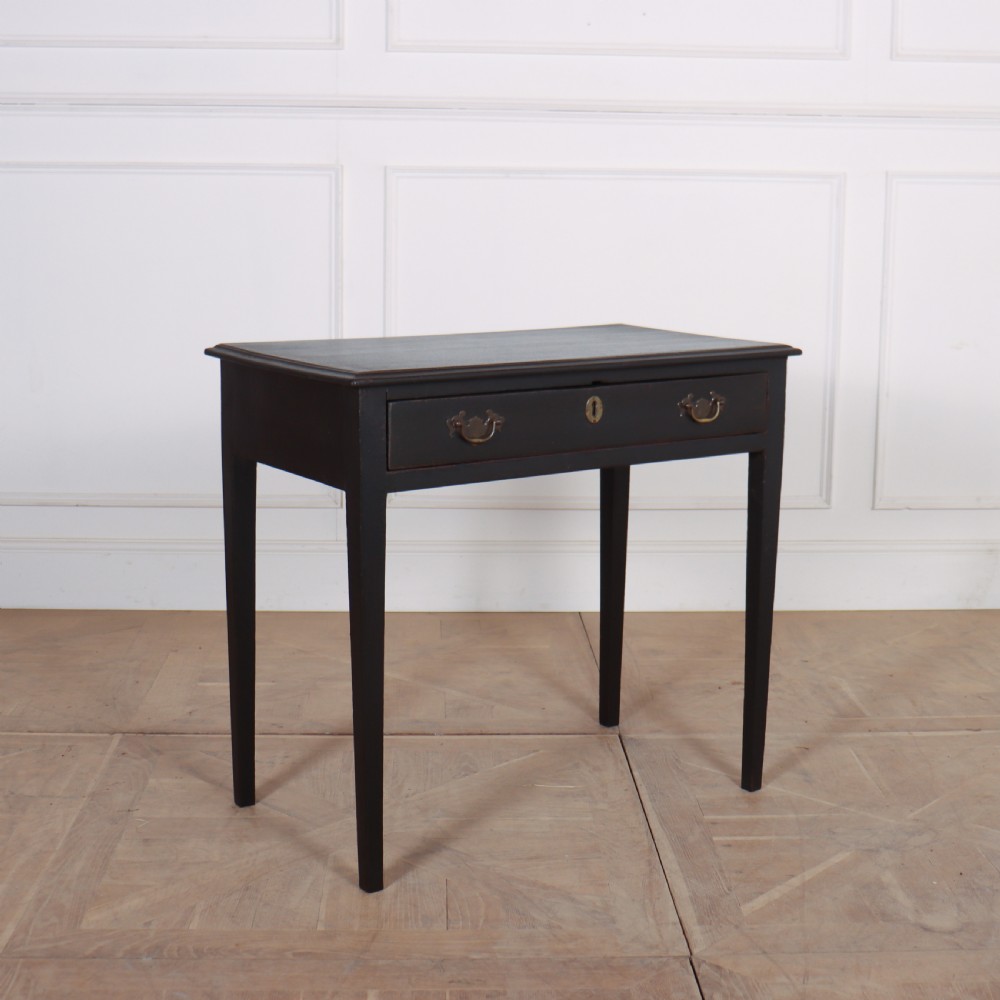 English Painted Lamp Table