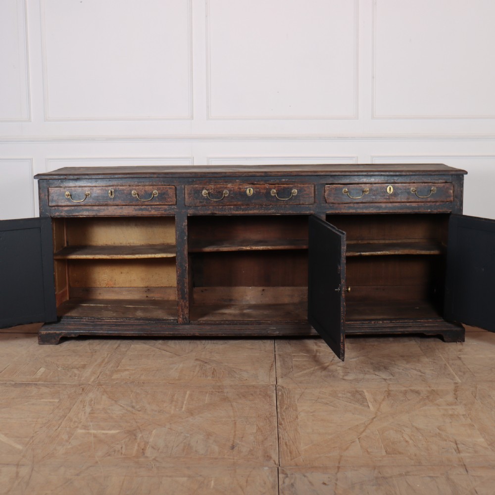 18th Century English Dresser Base View X