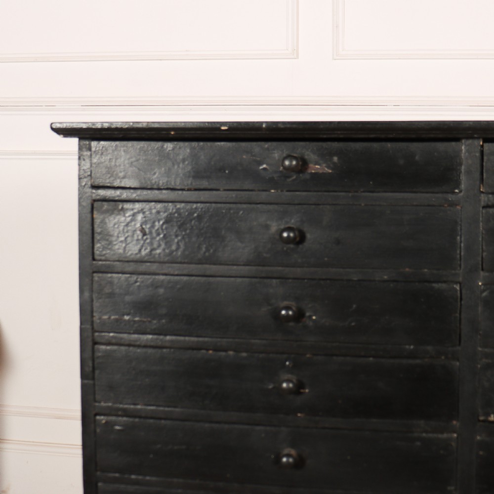 English Painted Chest of Drawers on Stand View II
