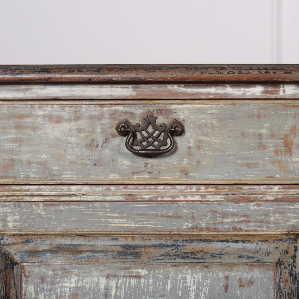 English Painted Breakfront Sideboard View IV