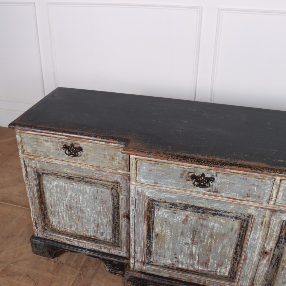 English Painted Breakfront Sideboard View VII