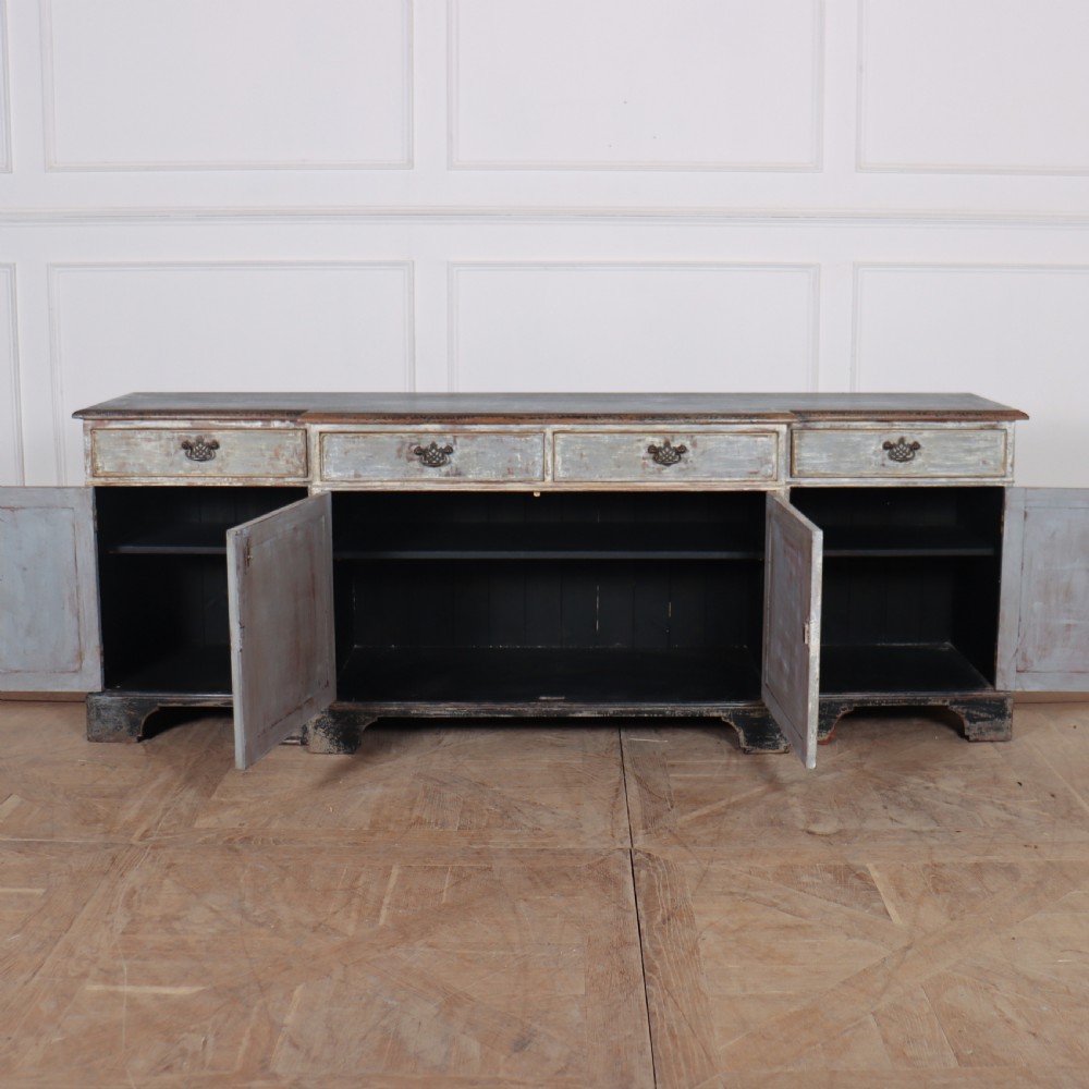 English Painted Breakfront Sideboard View VIII