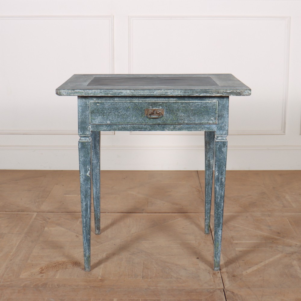 Swedish Painted Lamp Table