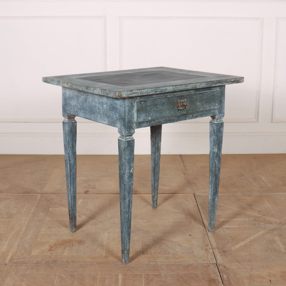 Swedish Painted Lamp Table View II