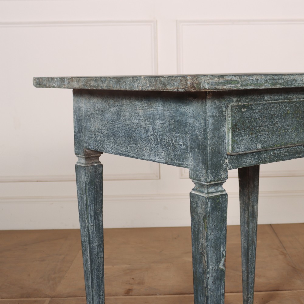 Swedish Painted Lamp Table View III