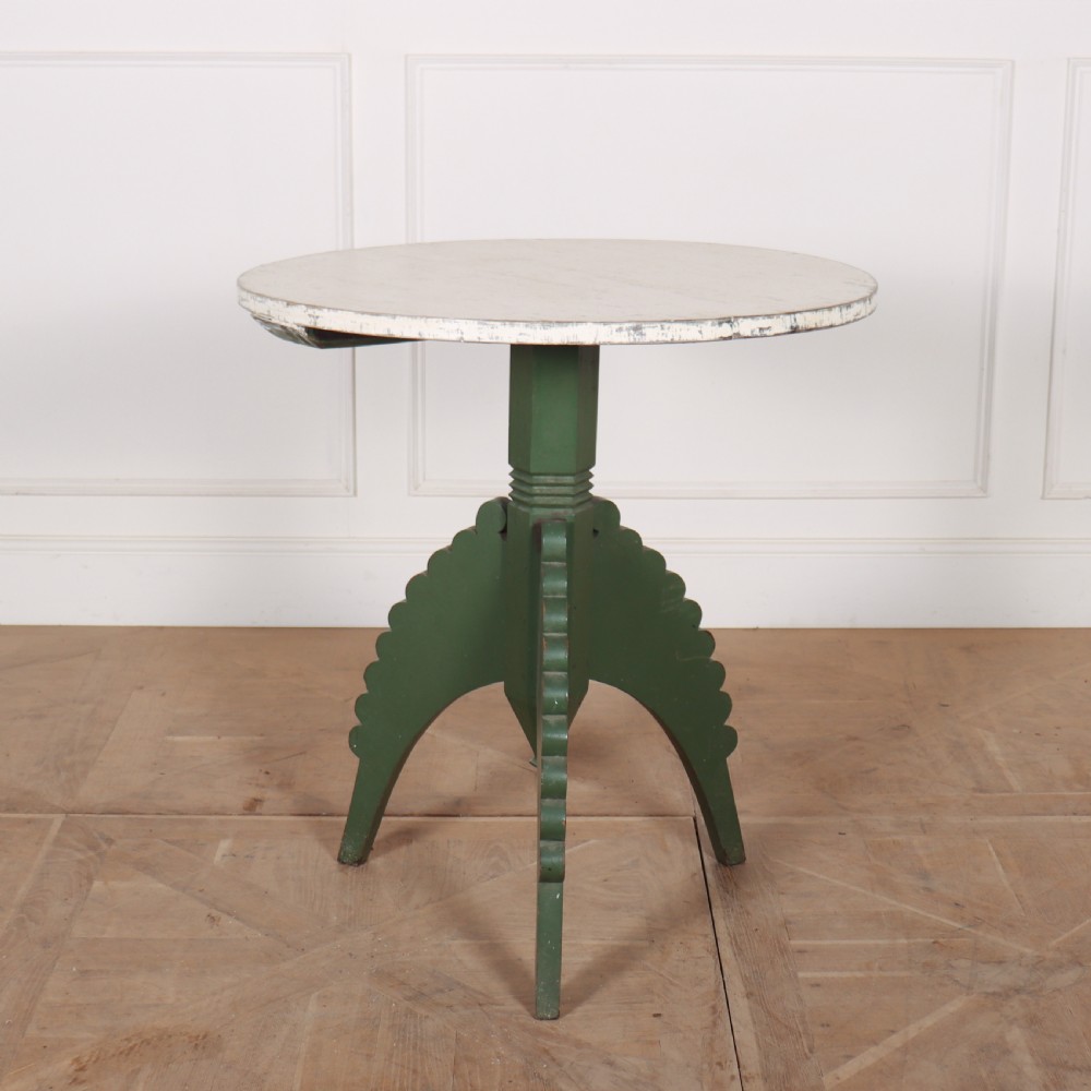 Swedish Original Painted Lamp Table