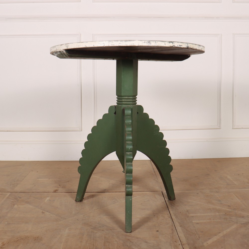Swedish Original Painted Lamp Table View II