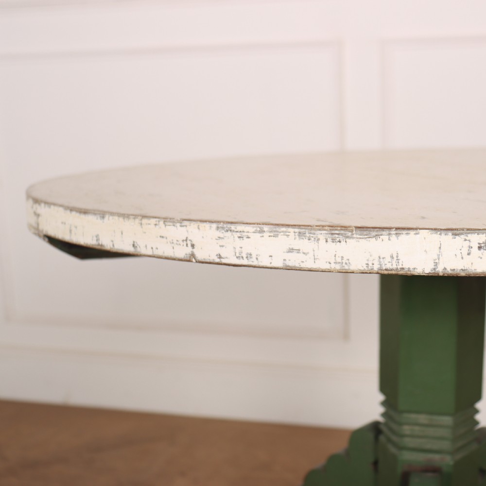 Swedish Original Painted Lamp Table View III