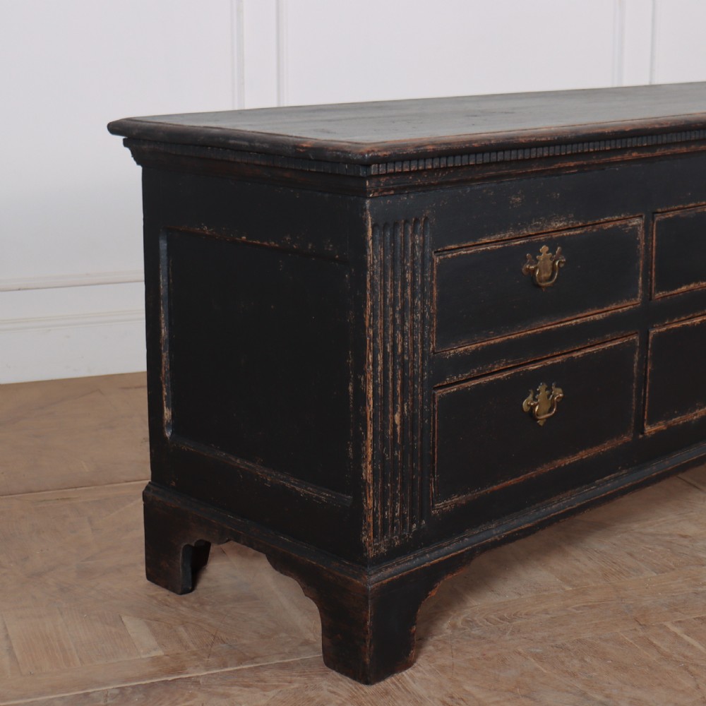 18th Century Painted Dresser Base View III