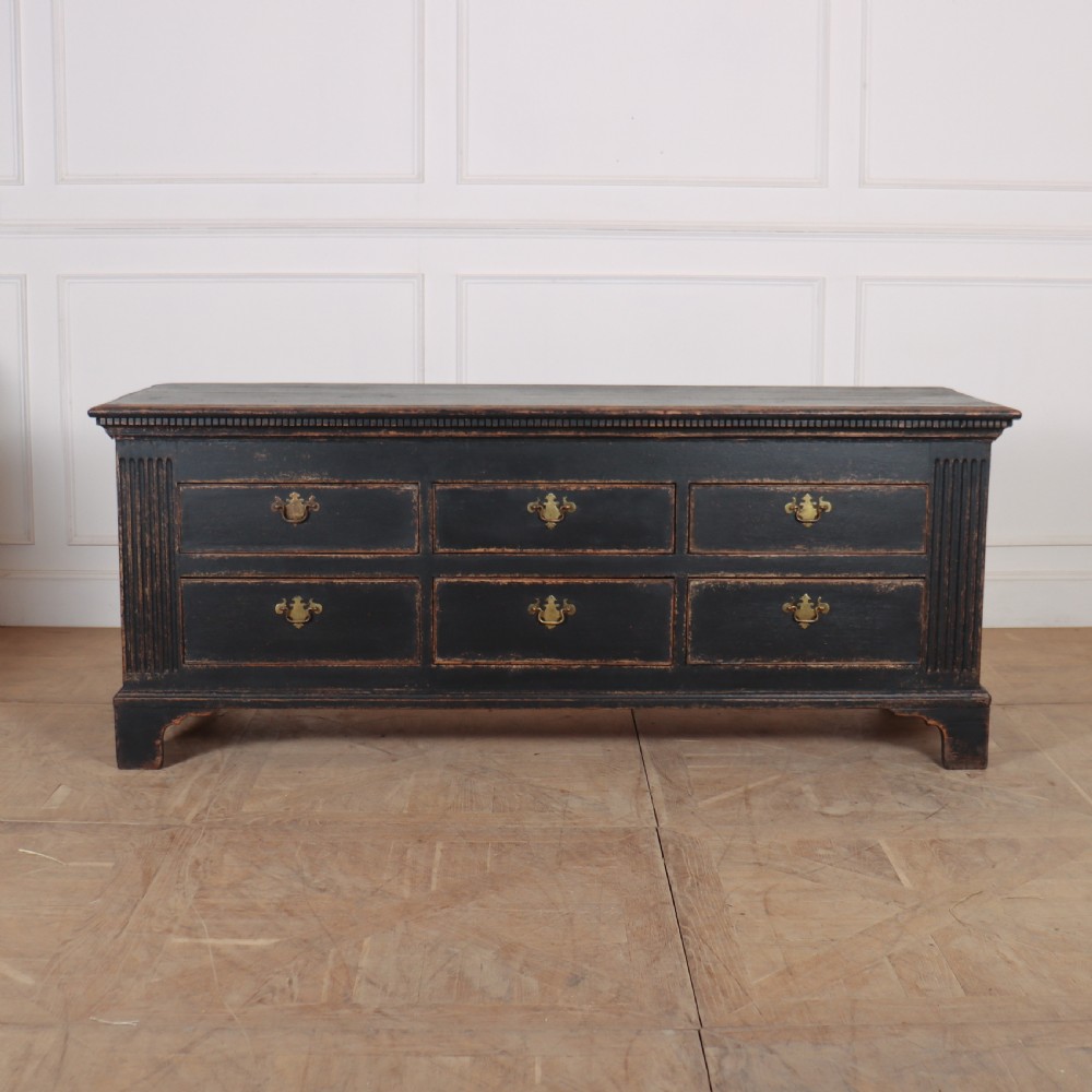 18th Century Painted Dresser Base View V
