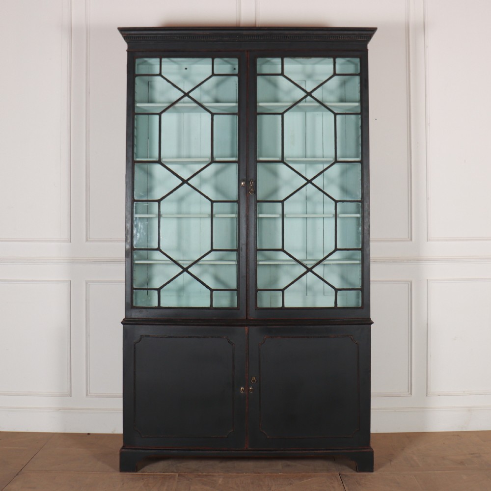 18th Century Painted Georgian Bookcase