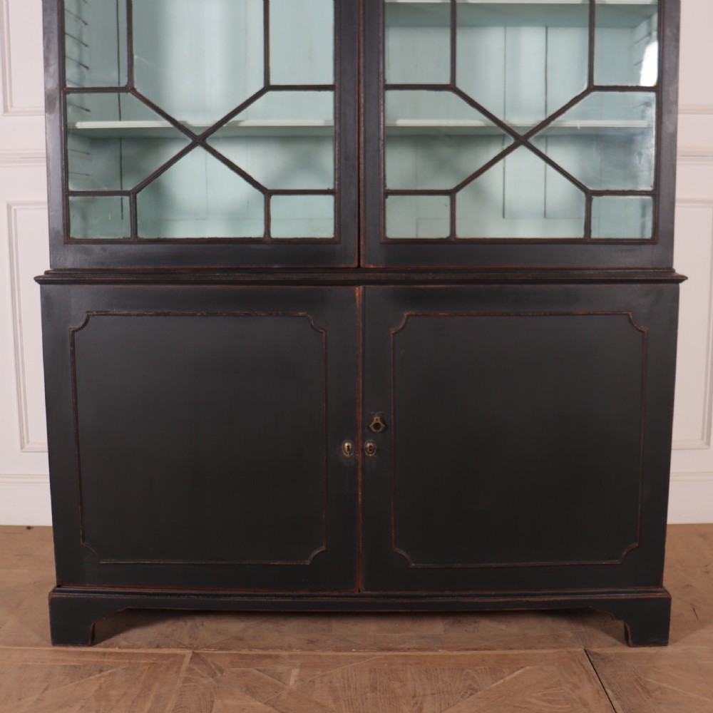 18th Century Painted Georgian Bookcase View II