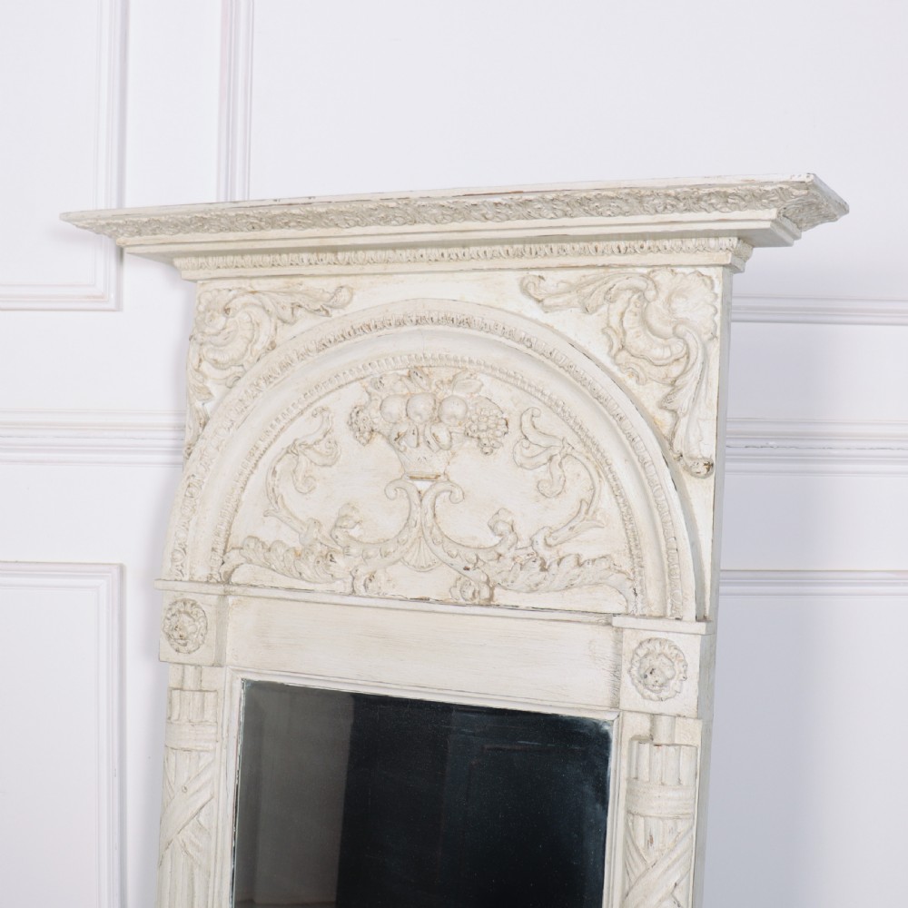 Swedish Carved Pier Mirror View III