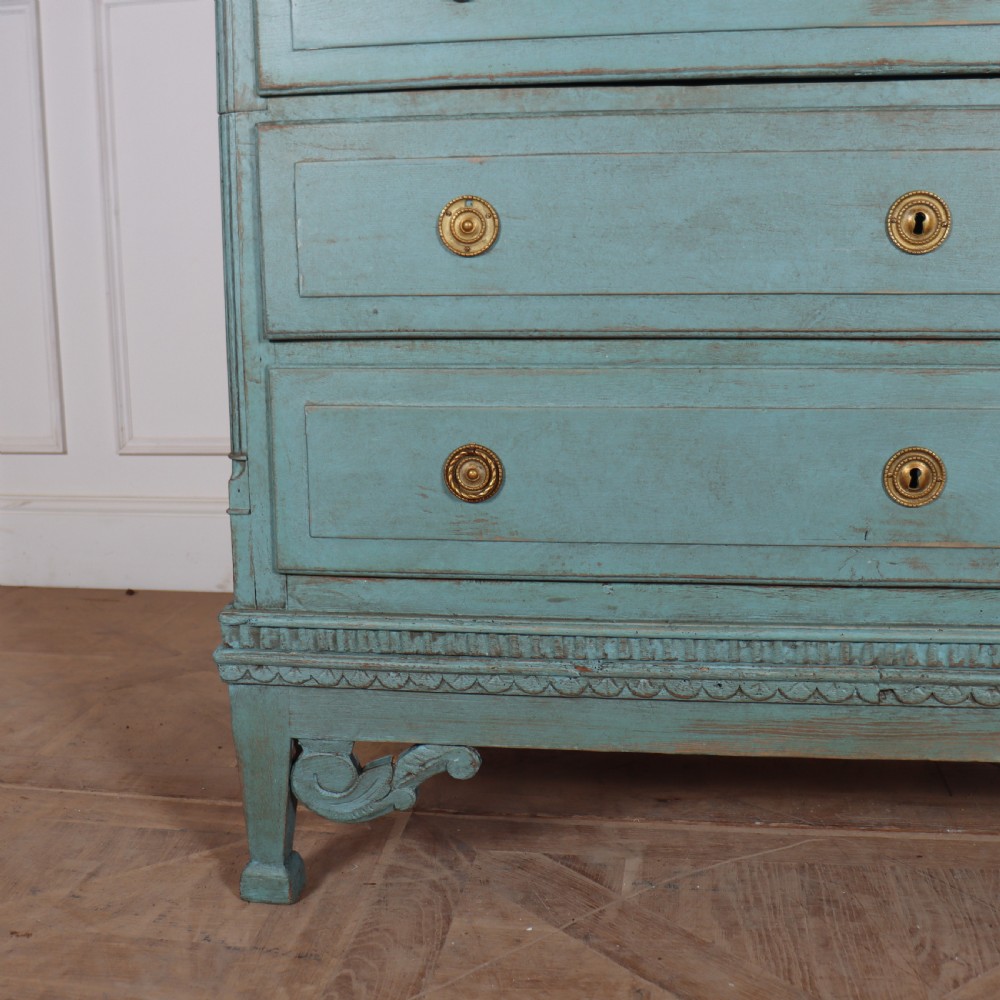 Danish Painted Oak Commode View II