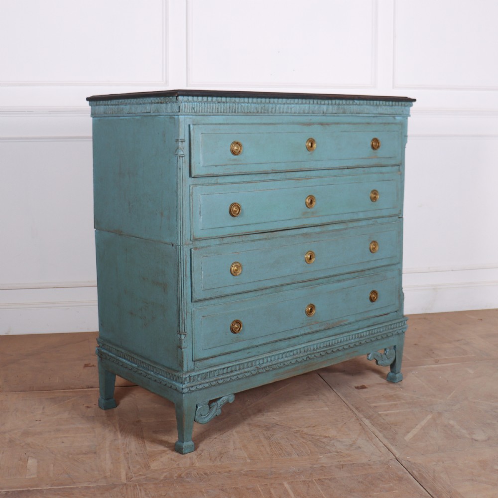 Danish Painted Oak Commode View VI