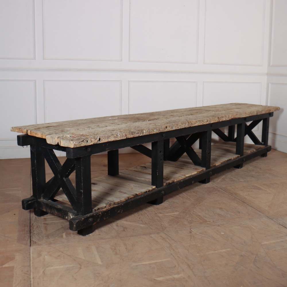 Monumental Pine Display Table