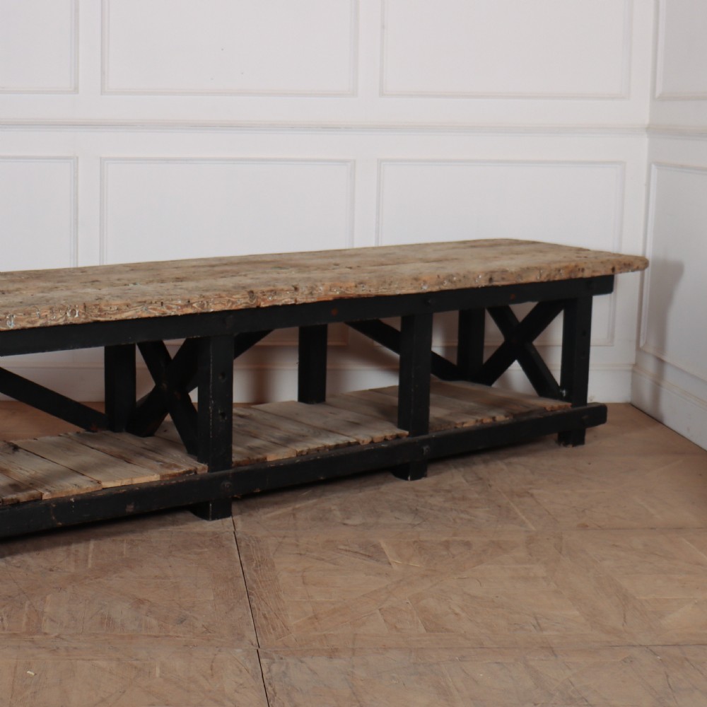 Monumental Pine Display Table View II