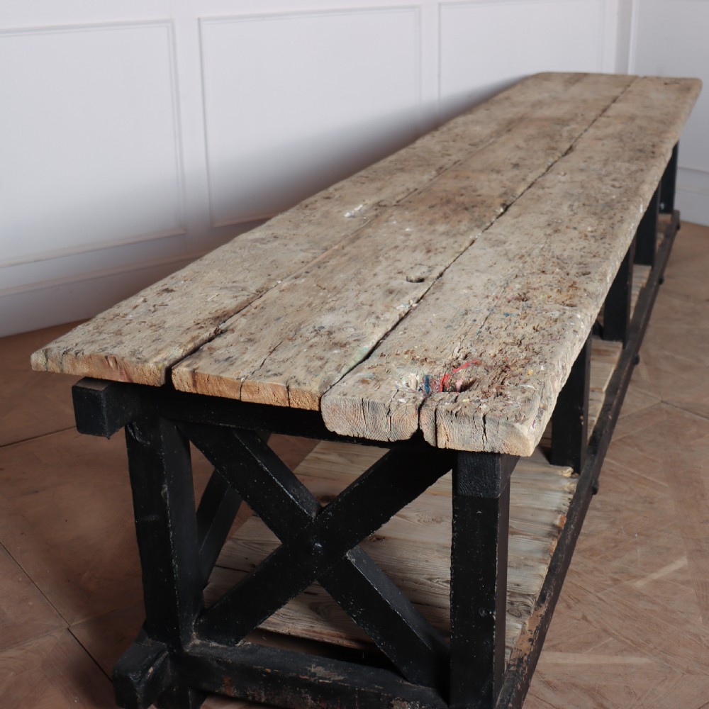 Monumental Pine Display Table View IV