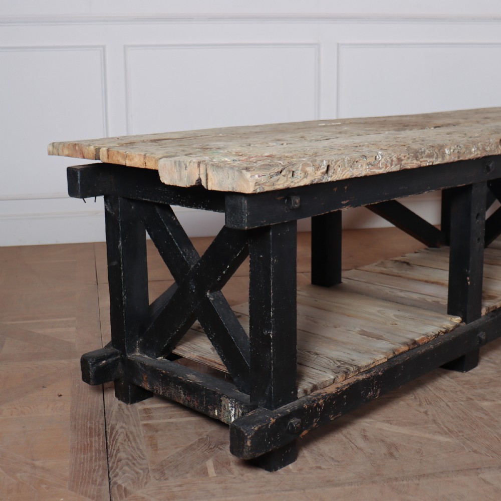 Monumental Pine Display Table View IX