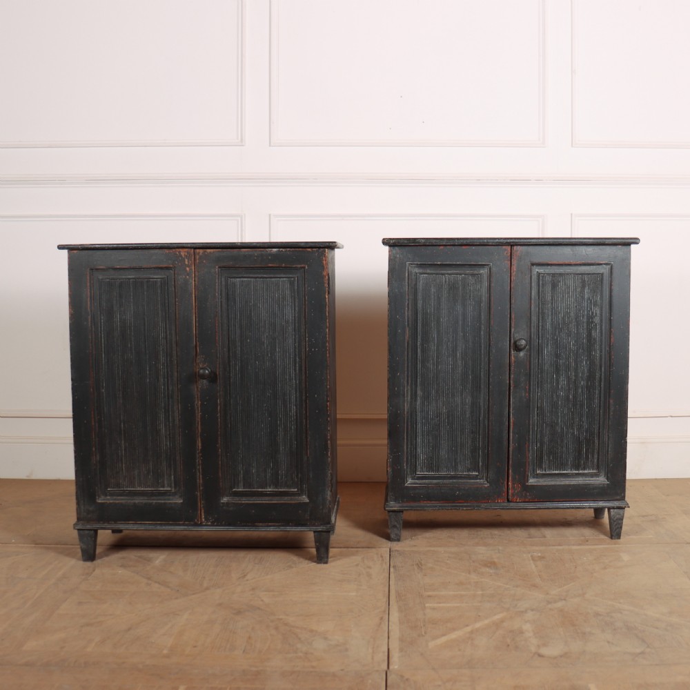 Pair of Swedish Painted Buffets