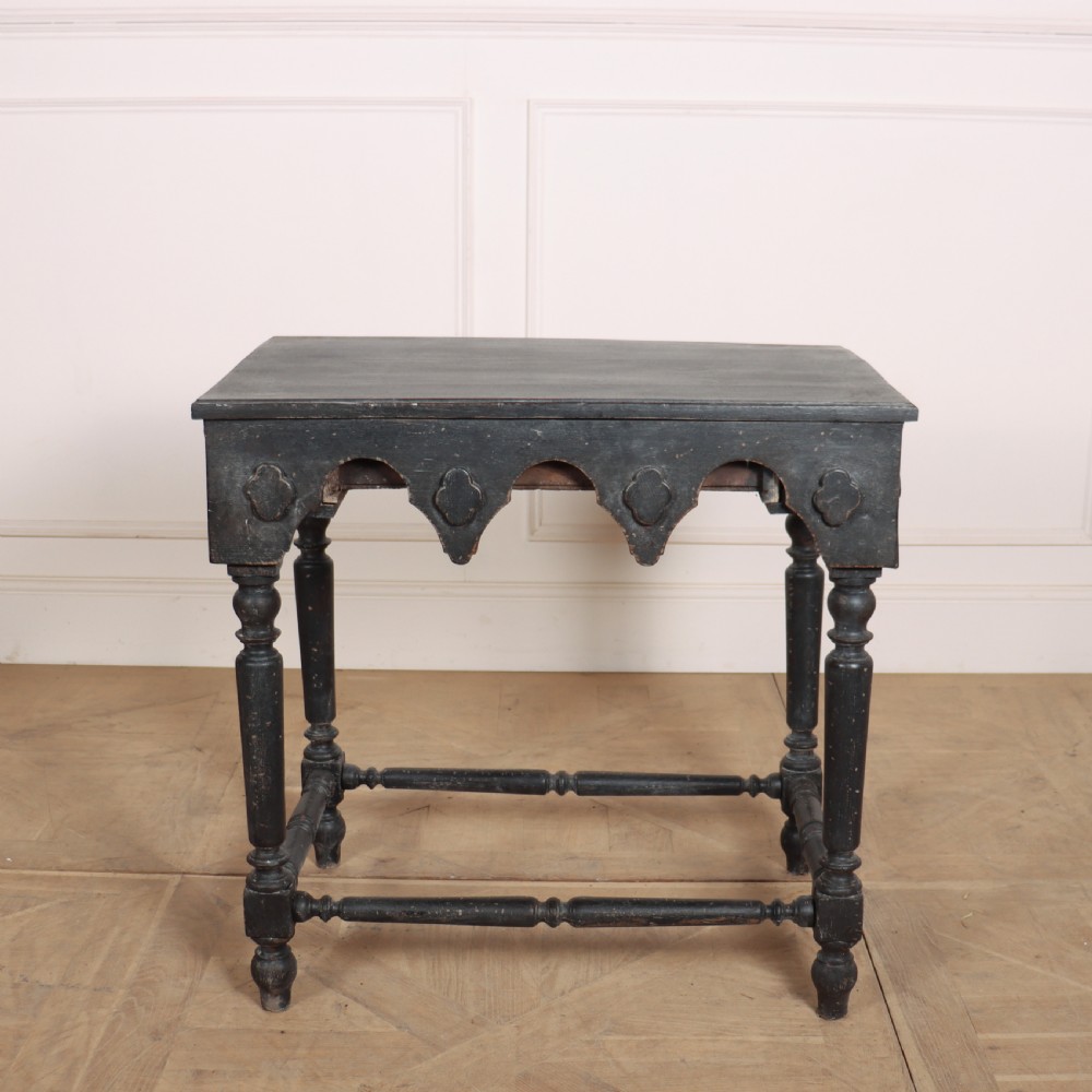 French Gothic Side Table View V