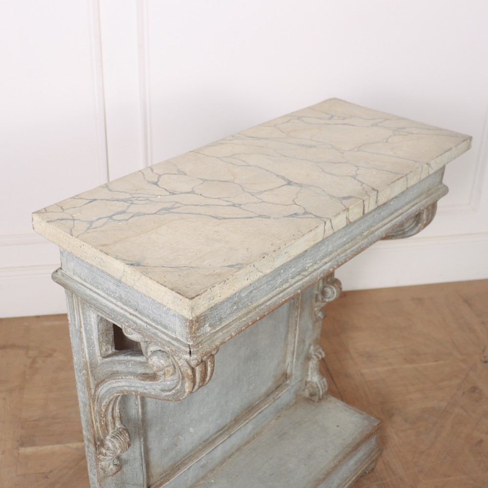 French Painted Console Table View IV