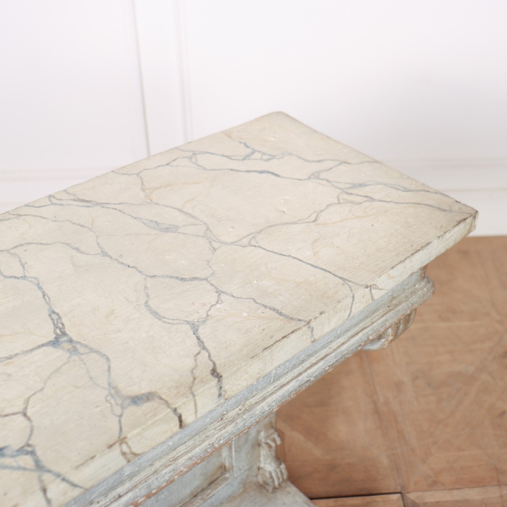 French Painted Console Table View VI