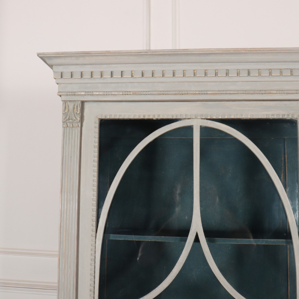 Swedish Painted Oak Vitrine View III