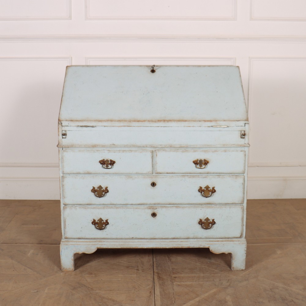 English Painted Oak Bureau View II