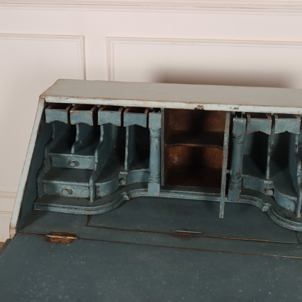 English Painted Oak Bureau View VI