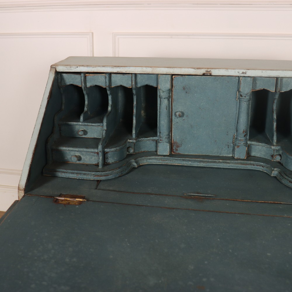 English Painted Oak Bureau View VII